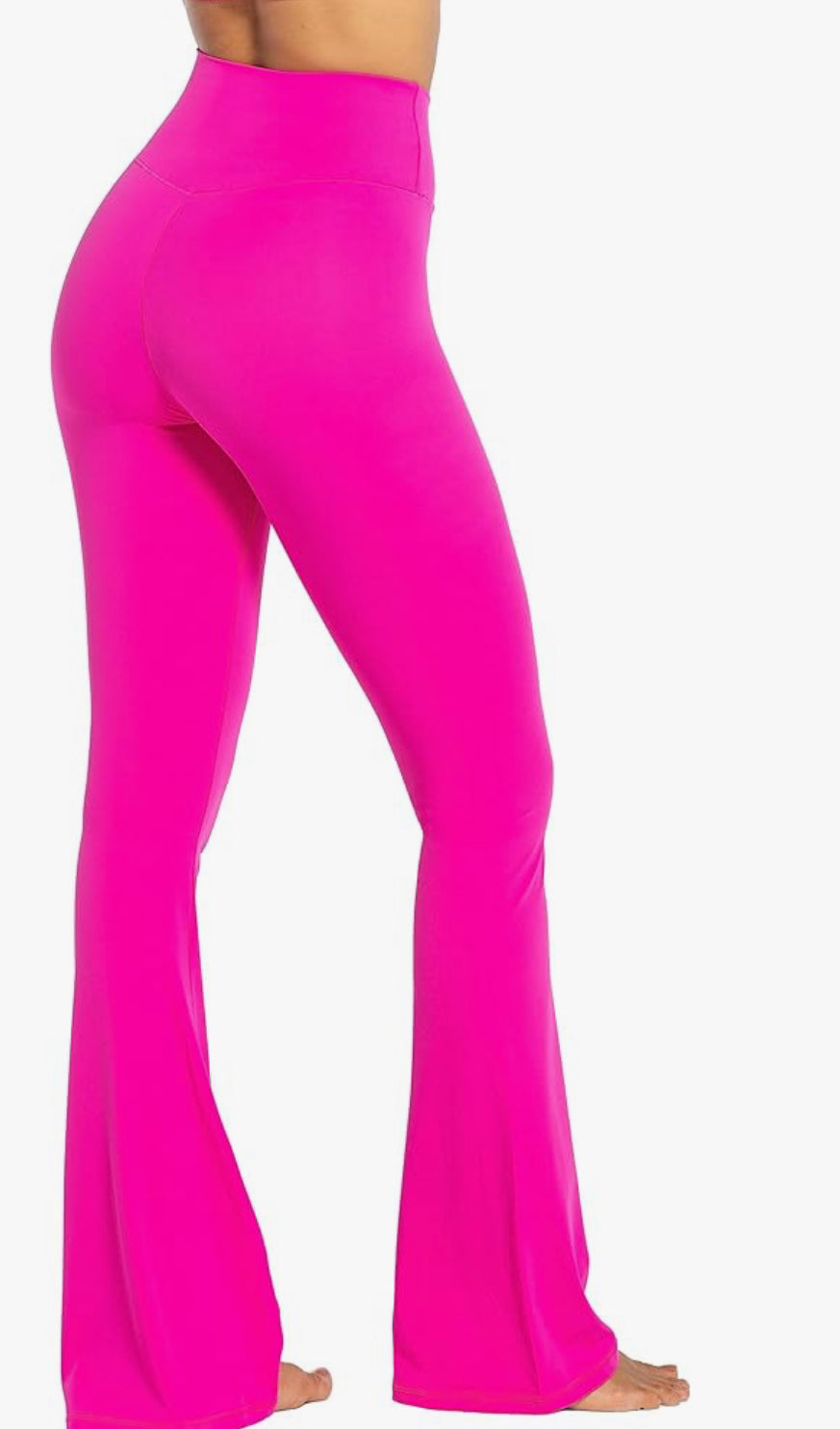 Leggings, Crossover Yoga Pants with Tummy Control, High-Waisted and Wide Leg