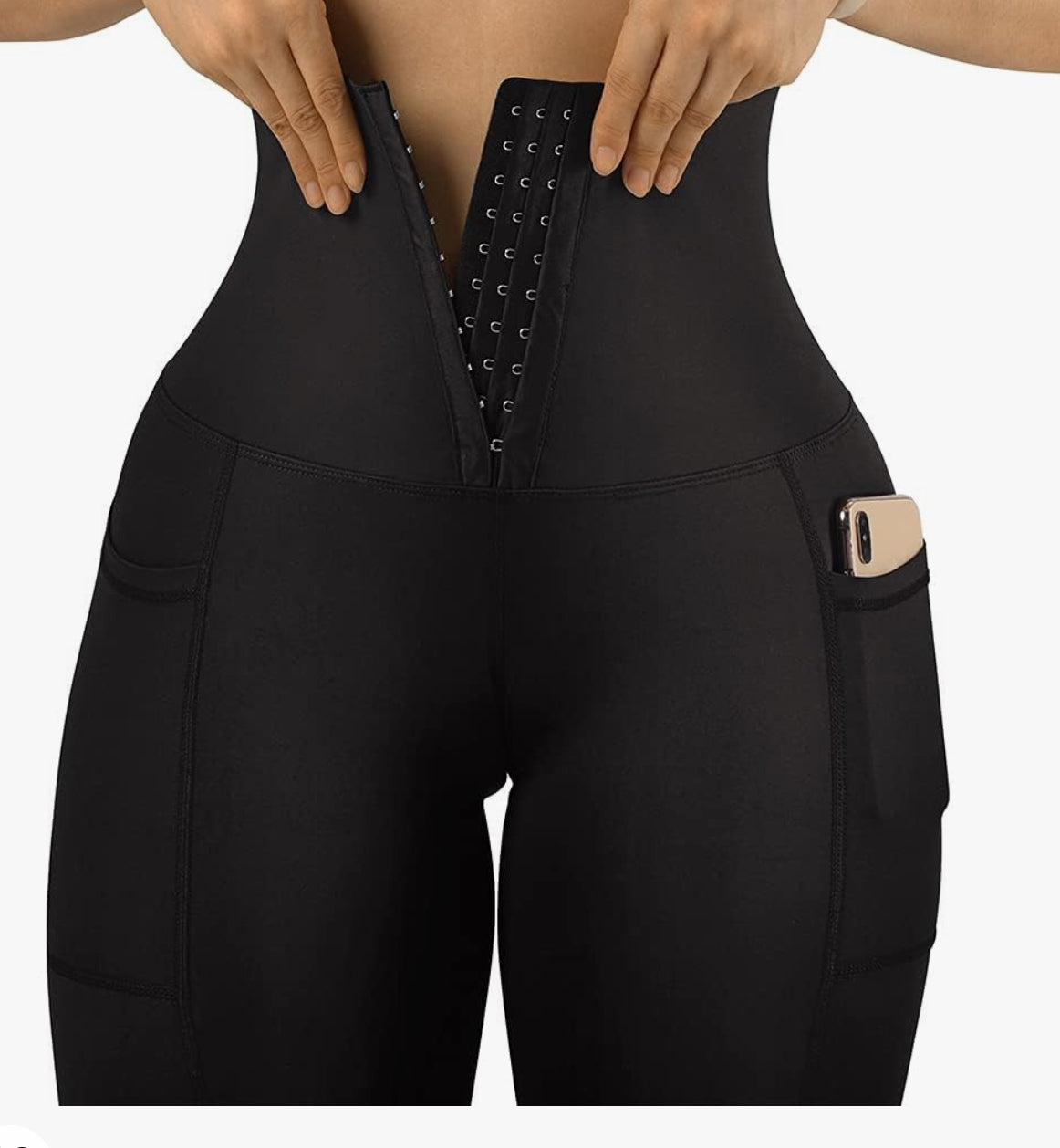 Workout Leggings for Women V Cross Waist Zipper Gym Yoga Leggings