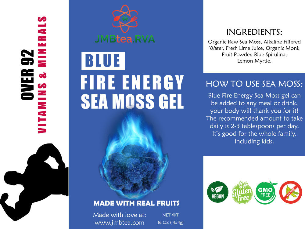 Sea Moss Gel Blue Fire Energy