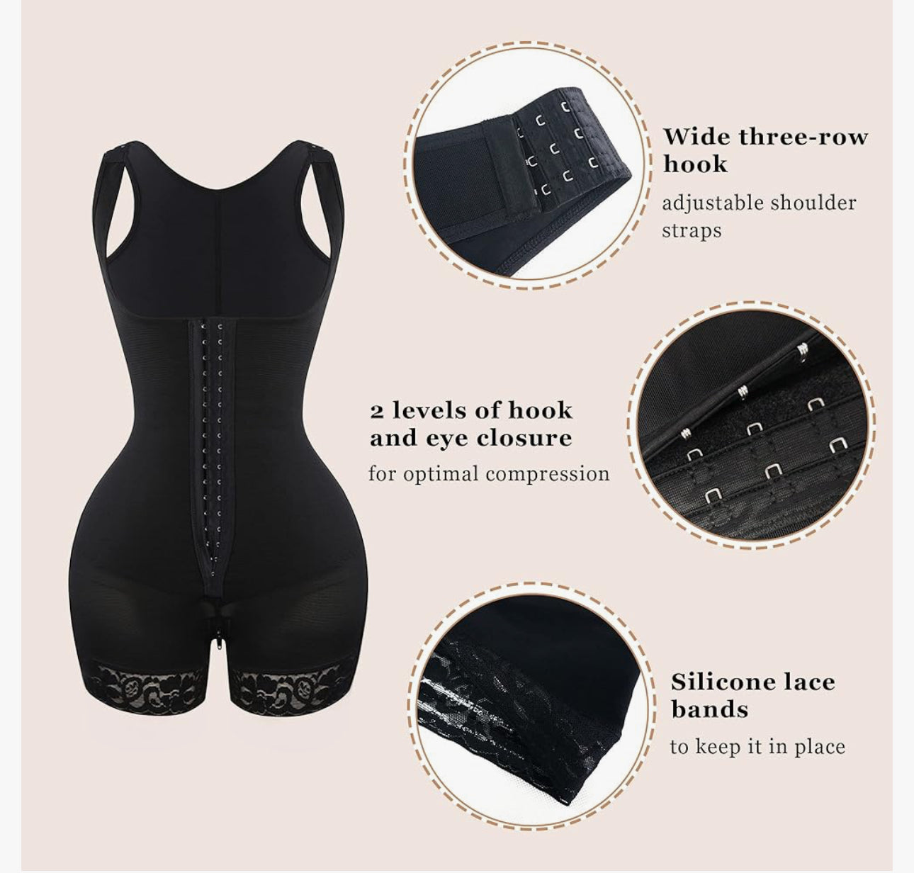 Colombianas Shapewear for Women Tummy Control